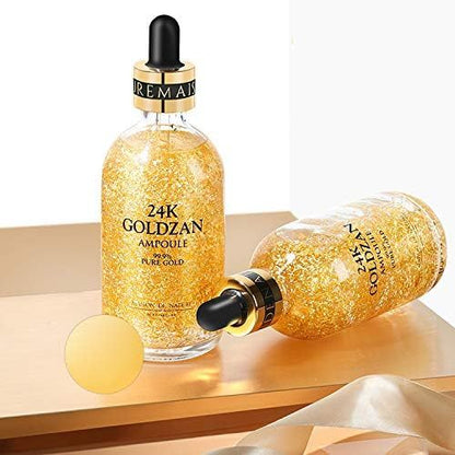 24k GOLDZAN AMPOULE 99.9% Pure Gold Serum of The Year in Korea - Maison de Nature which is effective in anti-aging Reduce fade, freckles, dark spots 