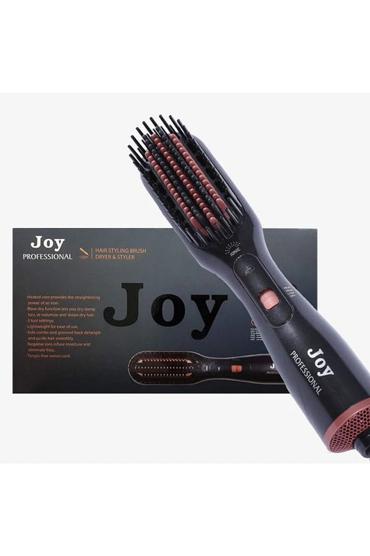 مجفف الشعر JOY الاحترافي الفريد - أداة تصفيف أيونية 2 في 1
