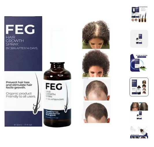 FEG Hair Growth Spray – Plant-Based Solution for Fuller, Stronger Hair
