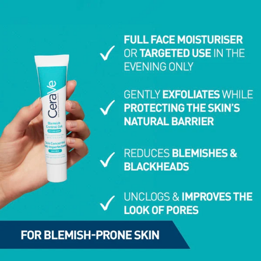 carave full face moisturiser for blemish prone skin 