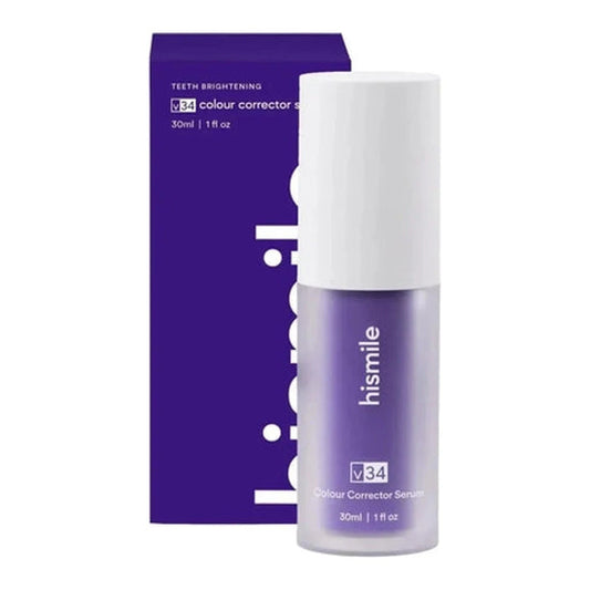 Original  Hismile V34 Colour Corrector Serum 30ml – Teeth Whitening Gel for Bright Smile